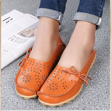 Load image into Gallery viewer, Flats  Summer   Genuine Leather Shoes