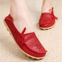 Load image into Gallery viewer, Flats  Summer   Genuine Leather Shoes