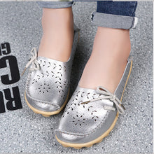Load image into Gallery viewer, Flats  Summer   Genuine Leather Shoes