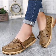 Load image into Gallery viewer, Flats  Summer   Genuine Leather Shoes