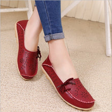 Load image into Gallery viewer, Flats  Summer   Genuine Leather Shoes