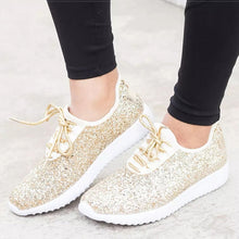 Load image into Gallery viewer, Factory Direct Women Flats Bling Sliver Glod