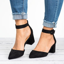 Load image into Gallery viewer, Factory Direct Low Heels Sandals Women Ankle Strap Summer Shoes