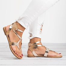 Load image into Gallery viewer, Women Sandals 2019 Fashion Bandage Gladiator Sandals
