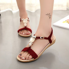 Load image into Gallery viewer, Women's Sandals Summer Fashion Ankle-Strap Beach Shoes