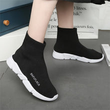 Load image into Gallery viewer, Women Boots 2018 Black Platform Shoes Woman Mesh Boots Solid Ankle Boots Platform Mesh Sneakers Breathable Shoes Zapatos Mujer