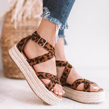 Load image into Gallery viewer, Summer Women's Shoes Sandals Platform Shoes Retro Roman Platform